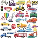 Labeol Diamond Art Kits for Kids Boys and Girls Ages 6-8-10-12 Easy to DIY Creative Diamond Art Sticker Craft by Numbers Kits for Kids and Adult Beginners (Transportation)