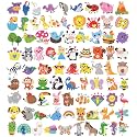 Labeol Diamond Art Kits for Kids Boys and Girls Ages 6-8-10-12 Easy to DIY Creative Diamond Art Sticker Craft by Numbers Kits for Kids and Adult Beginners (Colorful Animal)