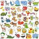 Labeol Diamond Art Kits for Kids Boys and Girls Ages 6-8-10-12 Easy to DIY Creative Diamond Art Sticker Craft by Numbers Kits for Kids and Adult Beginners (Various Animals)