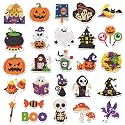 Labeol Diamond Art Kits for Kids Boys and Girls Ages 6-8-10-12 Easy to DIY Creative Diamond Art Sticker Craft by Numbers Kits for Kids and Adult Beginners (Halloween)