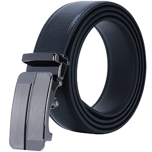 Labnoft Mens PU Leather Auto Lock Belt