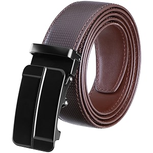 Labnoft Mens PU Leather Auto Lock Belt