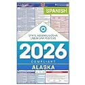 Labor Law Poster Alaska 2026, Spanish, State, Federal Notices 26 x 39.5