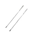 Laboratory Spatula(PACK OF 2), Stainless Steel, 8 inch or 20 cm Length, Dual-Ended with Round Spoon and Flat Face Design for laboratory and multipurpose use