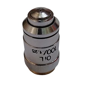 labpro iron microscope 100x objective lens 15x30x16 cm