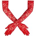 Lace Gloves Women, Elegant Long Elbow Opera Lace Gloves for Women