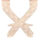 Lace Gloves Women, Elegant Long Elbow Opera Lace Gloves for Women