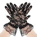 Lace Gloves Women Halloween Gloves Formal Glove for Evening Wedding Opera