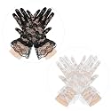 Lace Gloves Women Halloween Gloves Formal Glove for Evening Wedding Opera
