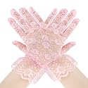 Lace Gloves Women Halloween Gloves Formal Glove for Evening Wedding Opera
