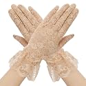Lace Gloves Women Halloween Gloves Formal Glove for Evening Wedding Opera
