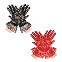 Lace Gloves Women Halloween Gloves Formal Glove for Evening Wedding Opera