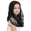 Lace Headcovering for Girls Church Mantilla Veils for Girl Lace Head Cover V87