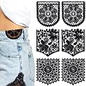 Lace Waist Extender for Jeans, Vintage Sewing Fastener Waistband Extenders