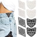 Lace Waist Extender for Jeans, Vintage Sewing Fastener Waistband Extenders
