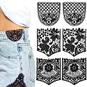 Lace Waist Extender for Jeans, Vintage Sewing Fastener Waistband Extenders