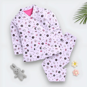 lacia lobo kids nightwear baby boys  baby girls printed cotton blend