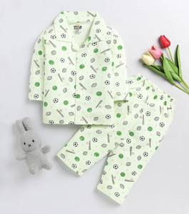 lacia lobo kids nightwear baby boys  baby girls printed cotton blend