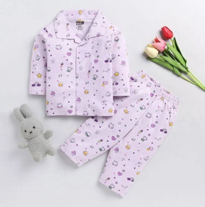 lacia lobo kids nightwear baby boys  baby girls printed cotton blend