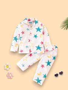 lacia lobo kids nightwear baby boys  baby girls printed cotton blend