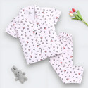 LACIA LOBO Kids Nightwear Baby Boys & Baby Girls Printed Cotton Blend