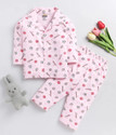 LACIA LOBO Kids Nightwear Baby Boys & Baby Girls Printed Cotton Blend