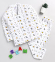 LACIA LOBO Kids Nightwear Baby Boys & Baby Girls Printed Cotton Blend