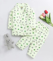LACIA LOBO Kids Nightwear Baby Boys & Baby Girls Printed Cotton Blend