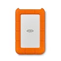 LaCie Rugged Mini 4TB External HDD | Orange - USB 3.0 Drop Shock Dust Rain Resistant | Compatible with Windows and Mac | Portable Hard Drive (LAC9000633)