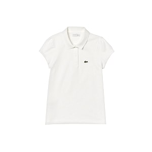 Lacoste Girls Solid Regular Fit Polos