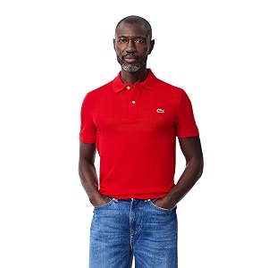 Lacoste Mens Cotton Slim Fit Polos