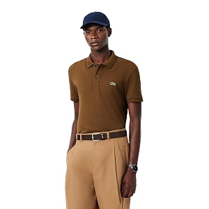 Lacoste Mens Cotton Slim Fit Polos