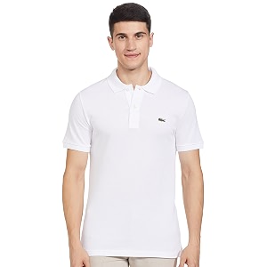 Lacoste Mens Cotton Slim Fit Polos