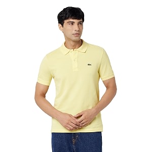 Lacoste Mens Cotton Slim Fit Polos