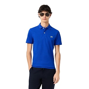 Lacoste Mens Cotton Slim Fit Polos