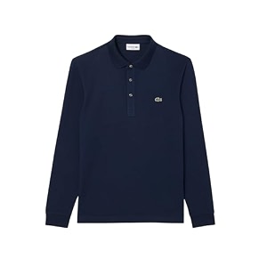 lacoste men polos cotton blend slim fit
