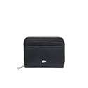 Lacoste Women's Daily City Small Zipped Billfold, Black, One Size