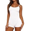 Lacozy Pajamas for Women Summer Lace Onesie Romper Sexy Pjs Cute Loungewear