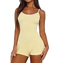 Lacozy Pajamas for Women Summer Lace Onesie Romper Sexy Pjs Cute Loungewear