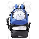 Lacrosse Bag, Field Hockey Bag with Two Stick Holders, Large Lacrosse Backpack with Separate Cleats Shoe Compartment