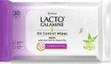 Lacto Calamine Oil Control Wipes with Neem,Vitamin B3 and Aloe Vera-No Parabens Alcohol Free Makeup Remover