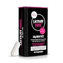 LactoJoy Forte 28,000 FCC – Lactase Capsules with 6h Depot Effect – 40 Vegan Capsules – Fast-Acting Long-Lasting Lactase – No Additives – Made in Germany – Dairy Relief