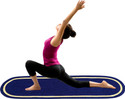LADLI JEE Yoga Mat Blue 15 mm
