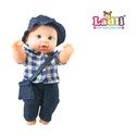 Ladli Real Looking Soft Doll for Kids Toy for Kids in Blue Dress Rotatable Arms & Legs