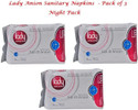 lady anion Anion Sanitary Napkins - Night Use- XL -290mm - Pack Of 3 Sanitary Pad (Pack of 3)