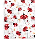 Lady-Bug Baby Blanket Gifts Super Soft Lady-Bug Toddler Blanket for Boys Girls, Newborn, Infant Nursery Crib 30x40 in for Pet/Toddler