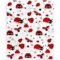 Lady-Bug Baby Blanket Gifts Super Soft Lady-Bug Toddler Blanket for Boys Girls, Newborn, Infant Nursery Crib 30x40 in for Pet/Toddler