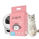 Lady N Tofu Cat Litter, Low Dust Compatible with Auto-Box Unscented 9lb