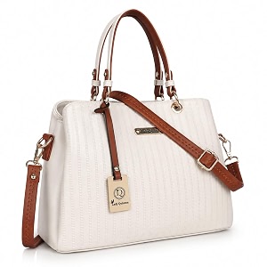 Lady Quinton Womens Striped Line Handbag for
