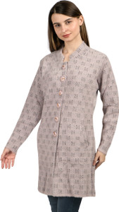lady willington checkered round neck casual women beige sweater